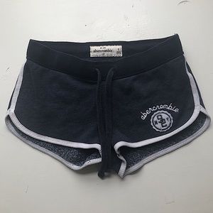 Kids Abercrombie navy blue shorts